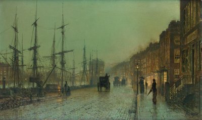Glasgow Dock by John Atkinson Grimshaw